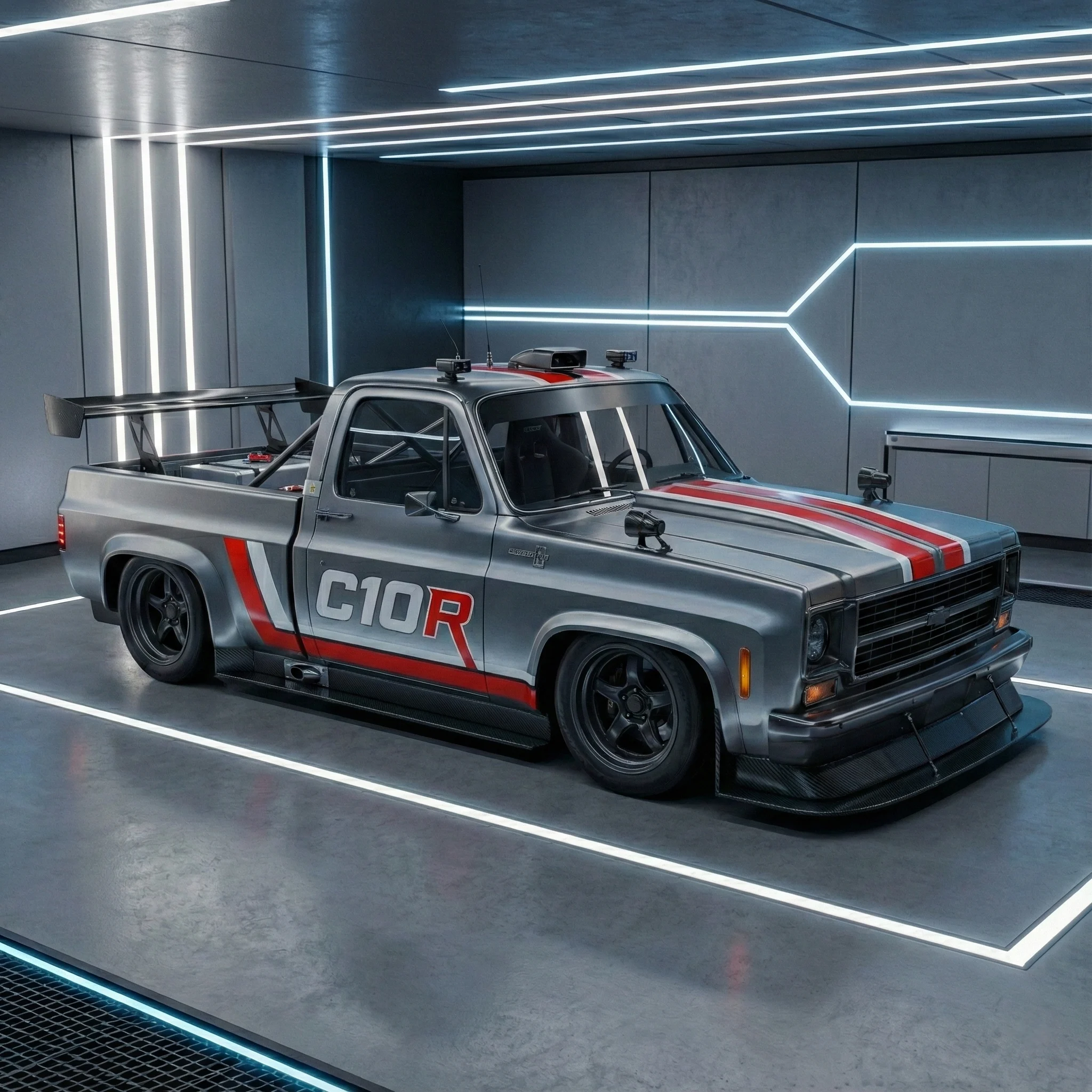 Chevrolet C10 widebody custom C10R - restoration and upgrades